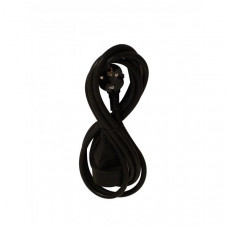 Ext Cord HO5VV-F 3G 1,5mm2 3M- 3 m - noir (FR)