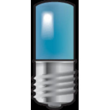 LAMPE E10 / LED BLEU