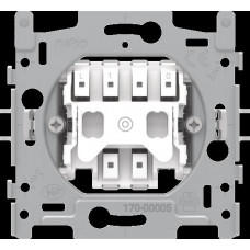 SOCLE BOUTON POUSSOIR NO AVEC BORNES RAPIDES